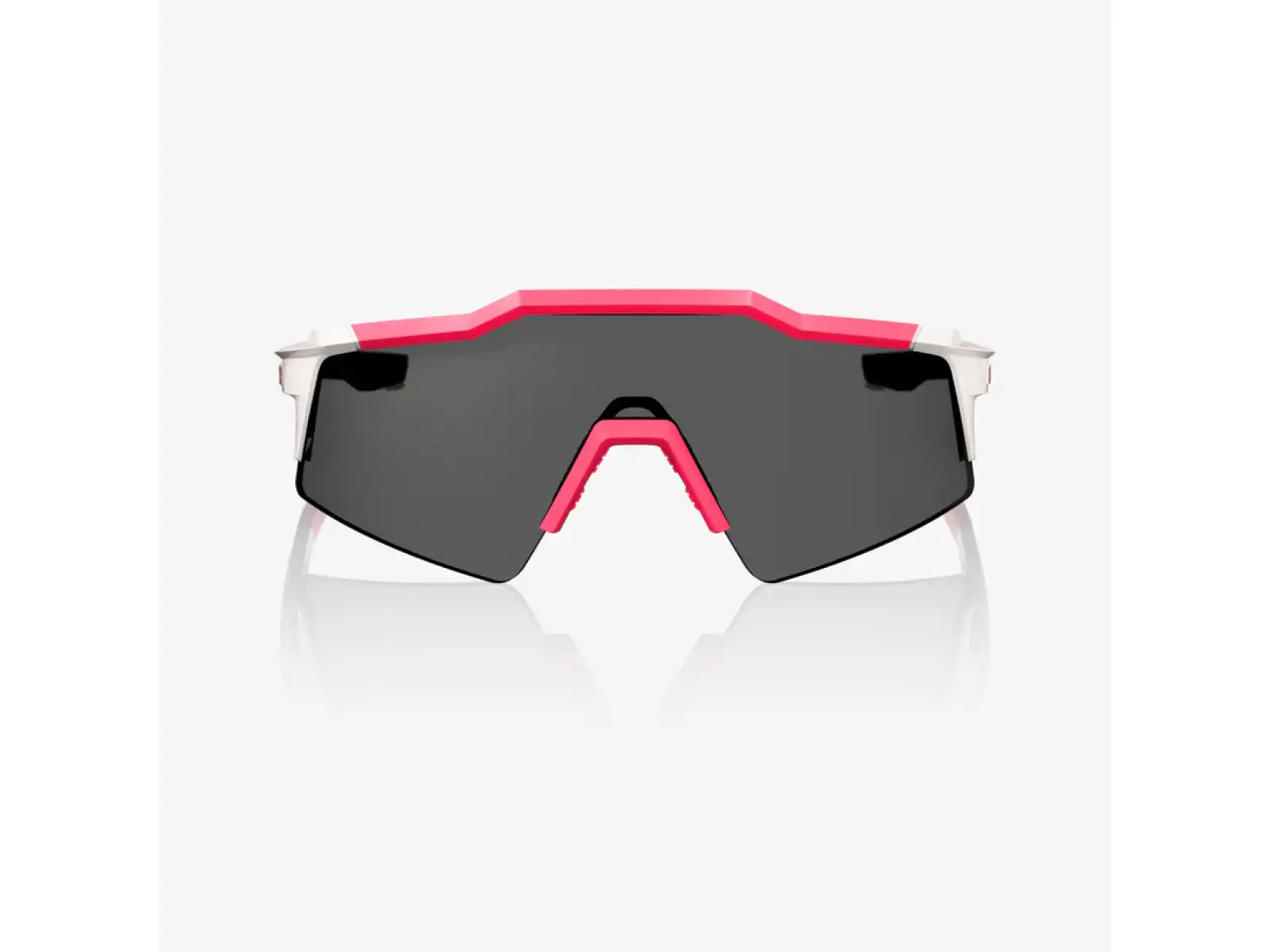 100% Speedcraft SL okulary przeciwsłoneczne Puddy Pink White/Smoke
