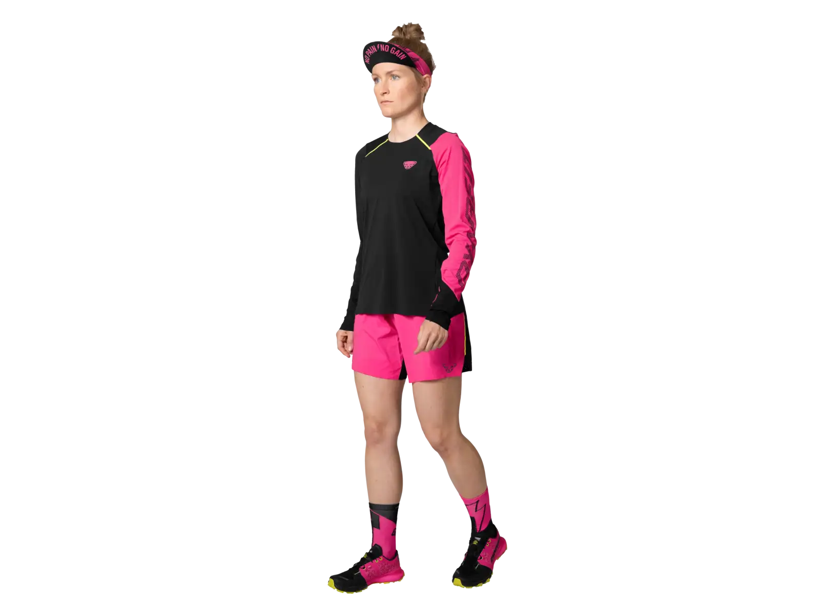 Dynafit DNA damska koszulka biegowa dlugi rekaw Pink Glo