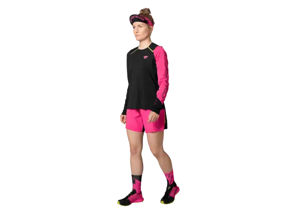 Dynafit DNA damska koszulka biegowa dlugi rekaw Pink Glo