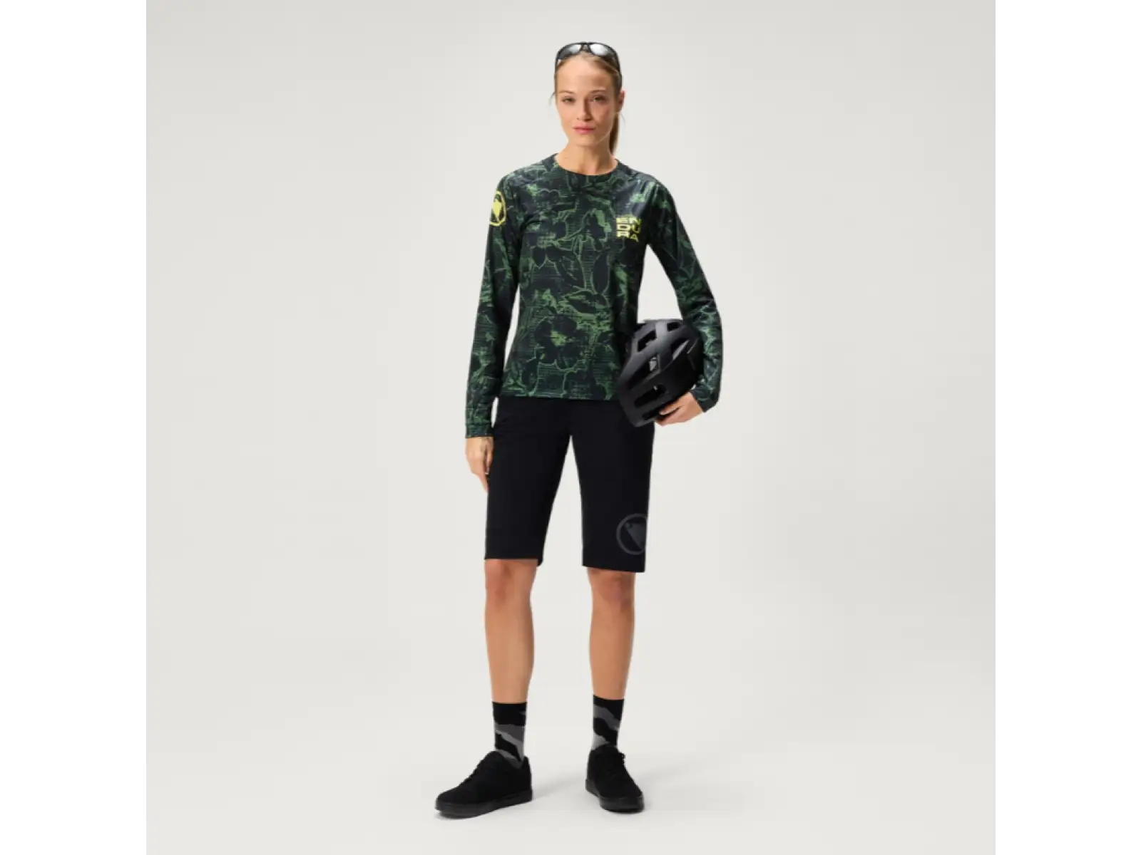 Endura Floral LTD damski dres długi rękaw Black
