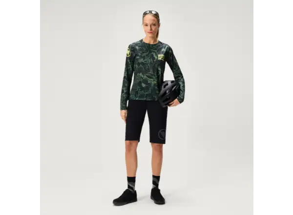Endura Floral LTD damski dres długi rękaw Black