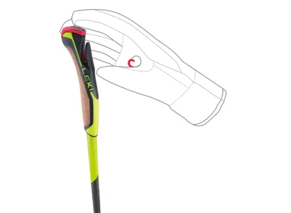 Leki PRC 650 kijki biegowe Neon yellow/Black
