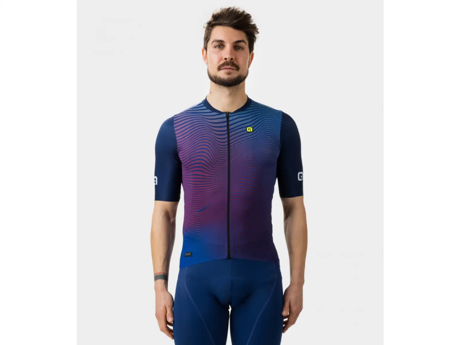 Alé PR-E Onda męska koszulka z krótkim rękawem Navy Blue