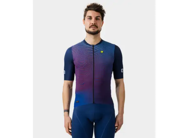 Alé PR-E Onda męska koszulka z krótkim rękawem Navy Blue