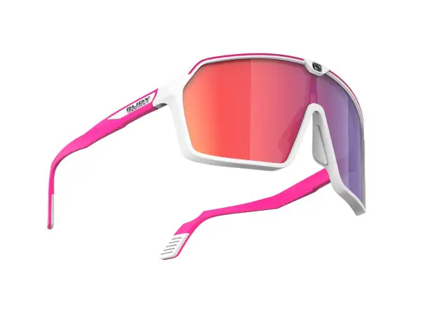 Rudy Project Spinshield okulary przeciwsłoneczne White-Pink fluo/Multilaser Red