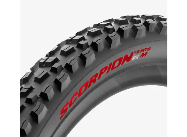 Pirelli Scorpion E-MTB M 29x2,60" opona kevlar czerwony