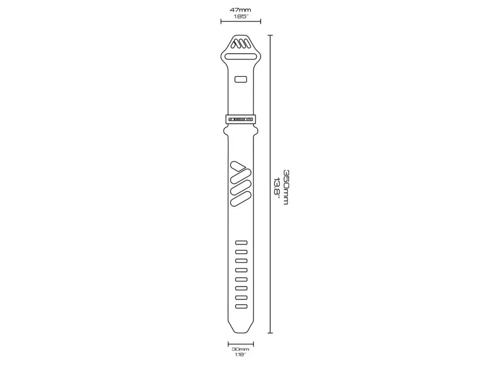 All Mountain Style OS Strap opaska zaciskowa Yellow