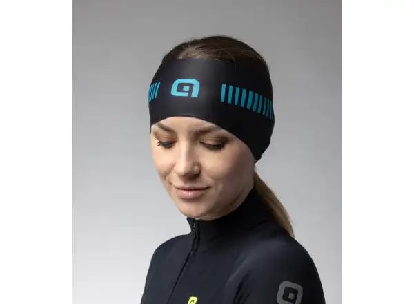 Alé Strada opaska Black/Turquoise