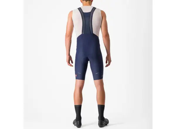 Castelli Espresso 3 męskie spodenki z wkładką i szelkami Belgian Blue
