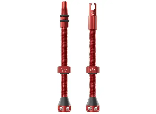 Peatys Holeshot Fast Flow wentyle bezdętkowe 80 mm Red