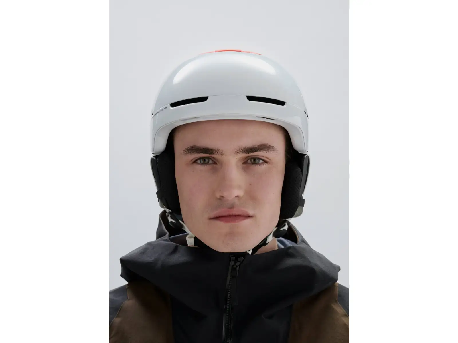 POC Obex Connect kask narciarski Hydrogen White/Fluorescent Orange AVIP