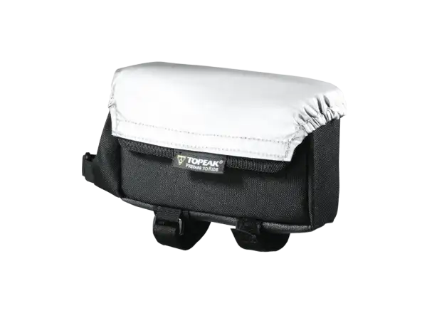 Topeak Tribag torba na ramę 0,6 l czarna, rozm. M + pokrowiec przeciwdeszczowy