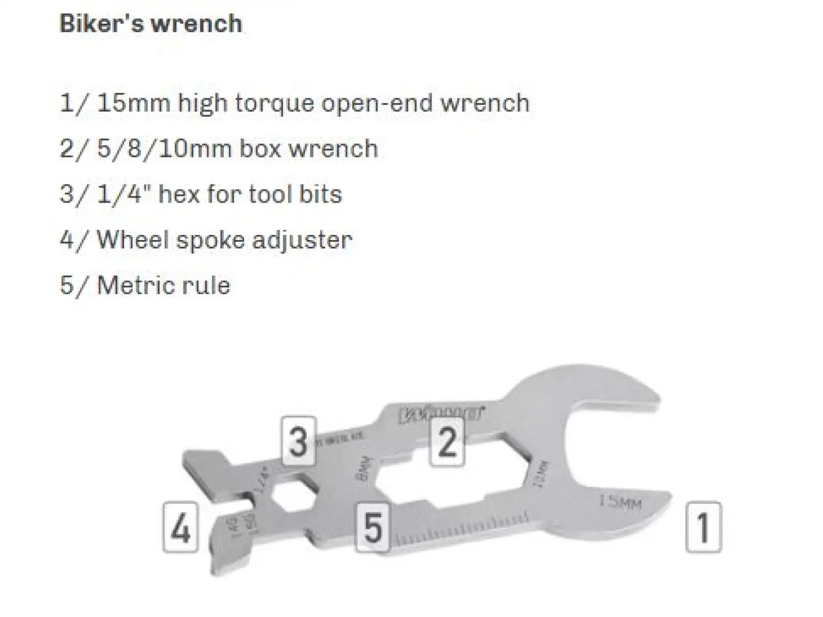 Woho WOKit 2.0 Bikepacking tools zestaw narzędzi Silver