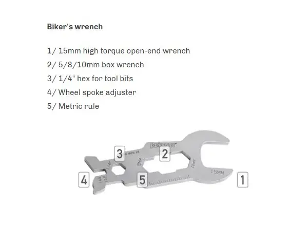 Woho WOKit 2.0 Bikepacking tools zestaw narzędzi Silver