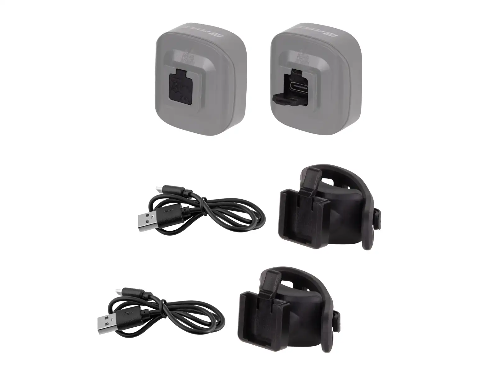 Force Cob 2.0 USB zestaw przedniej i tylnej lampki impulsowej