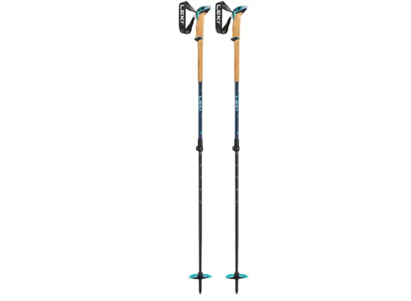 Leki Bernina Lite 2 damskie kije skitourowe Denim blue/Midnight blue/Mint