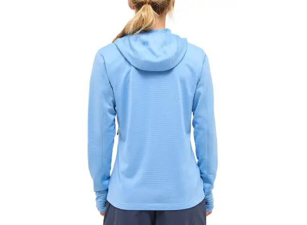 Haglöfs L.I.M Mid Multi Hood damska bluza z kapturem jasno niebieska