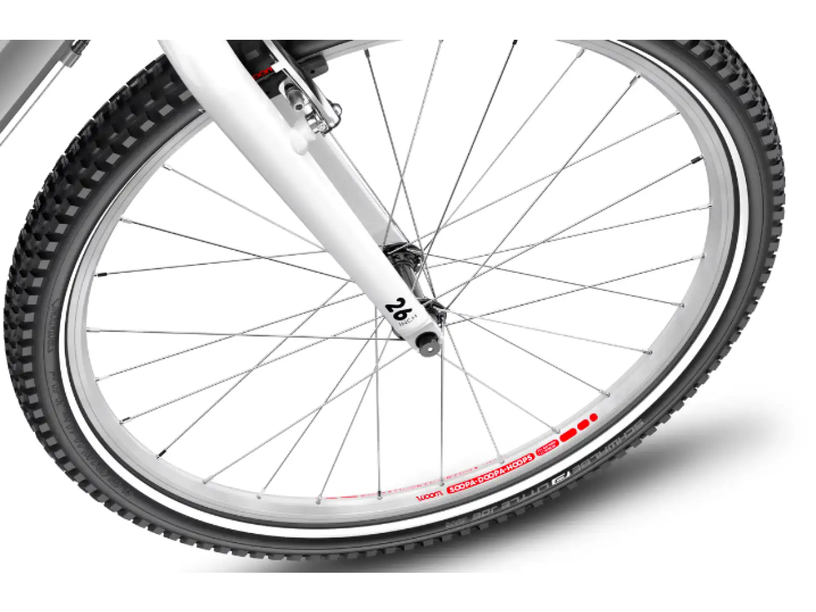 Woom 6 rower dziecięcy 26" Moon Grey