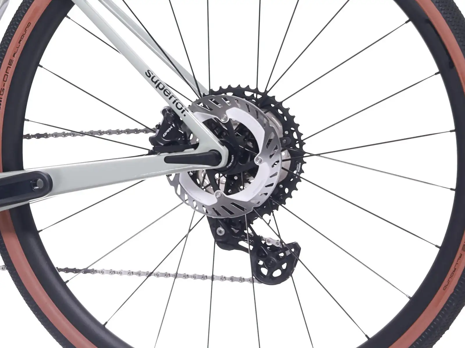 Superior XR 9.7 GR Gloss gravel rower Grey/Racing Yellow