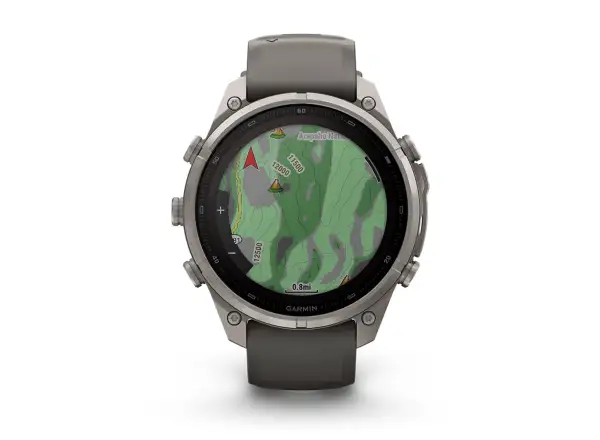 Garmin Fénix 9 Pro inReach Solar 47 mm Tytan Pebble Gray/Silver Gray