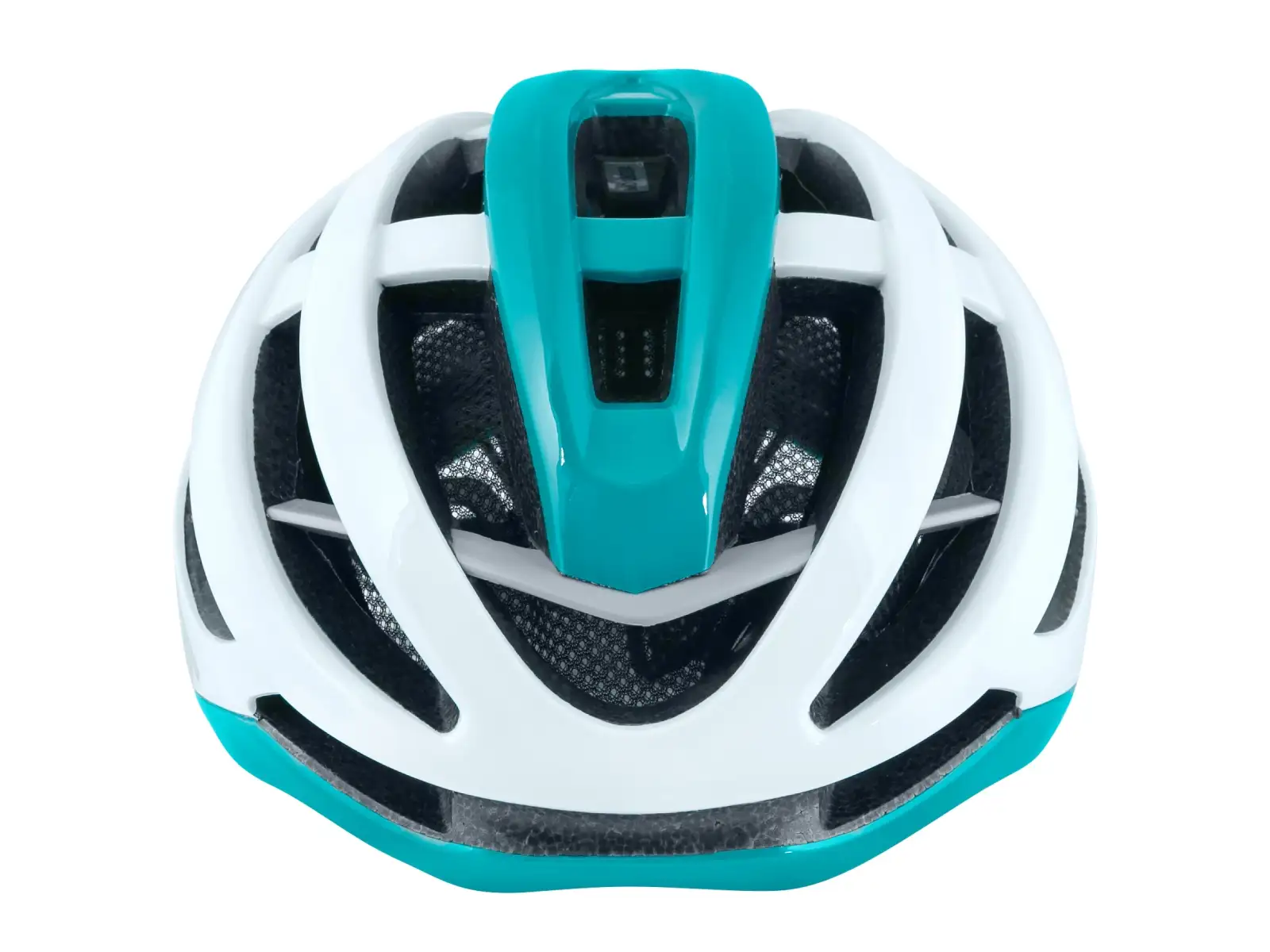 Force Lynx kask biało/turkusowa