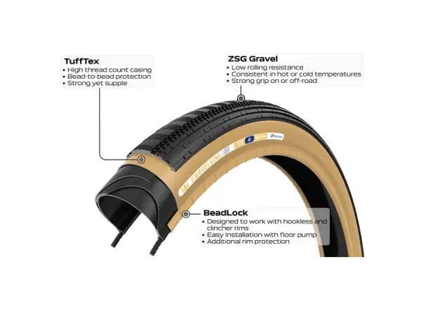 Panaracer GravelKing SS B2 gravel opona kevlar