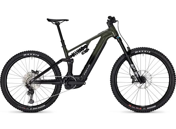 Focus SAM2 6.8 800 Wh w pełni zawieszony rower elektryczny Urbangreen/Magiclack