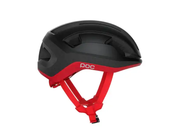 POC Omne Lite kask Uranium Black/Prismane Red Matt