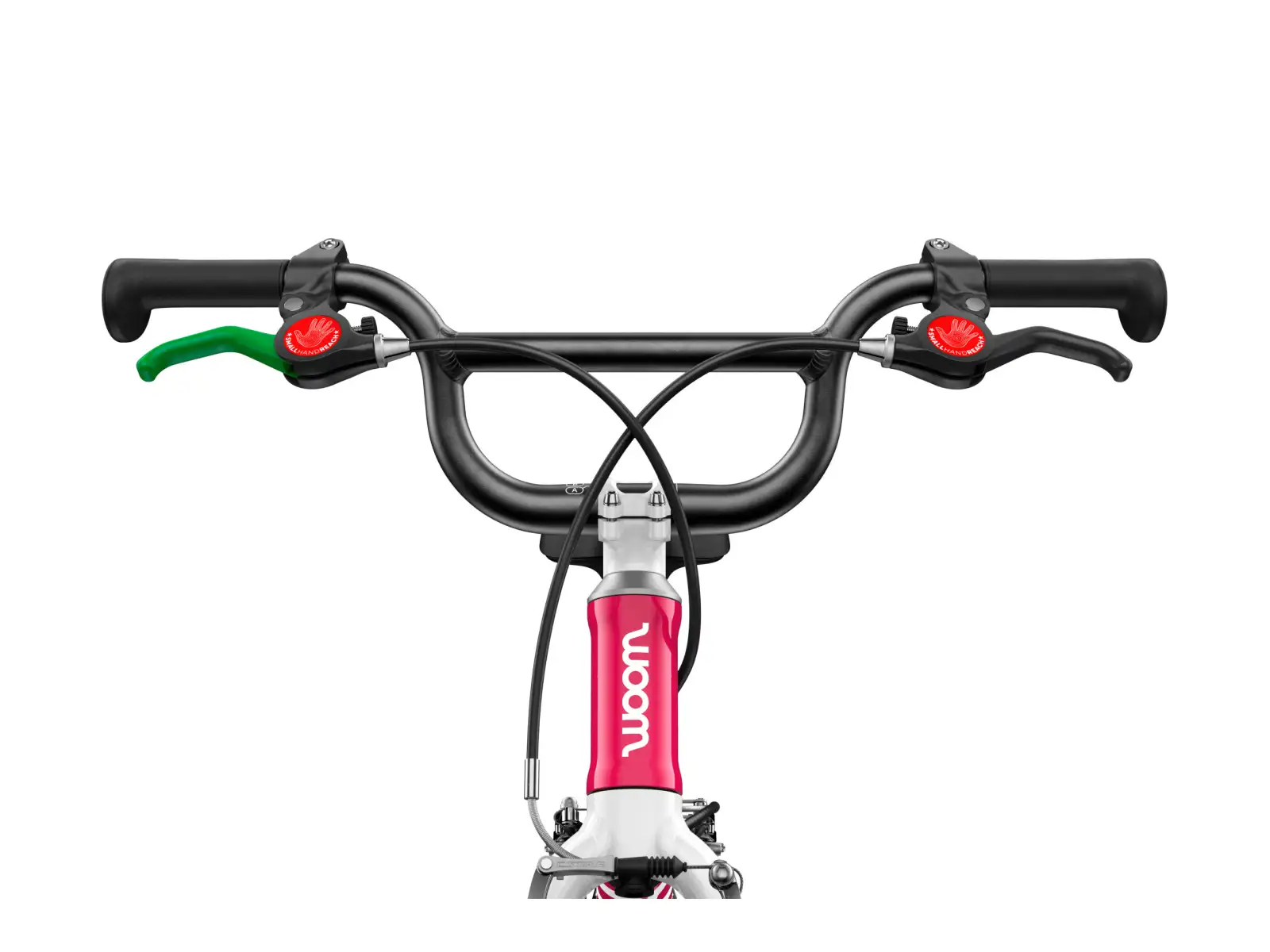 Woom GO 1 Plus rowerek biegowy dla dzieci 14" Hot Pink