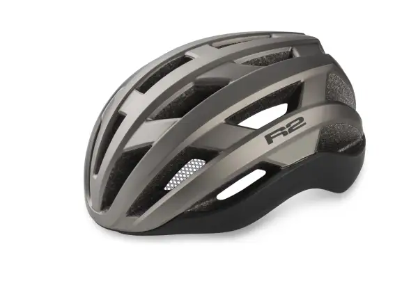 R2 Verge kask rowerowy szara