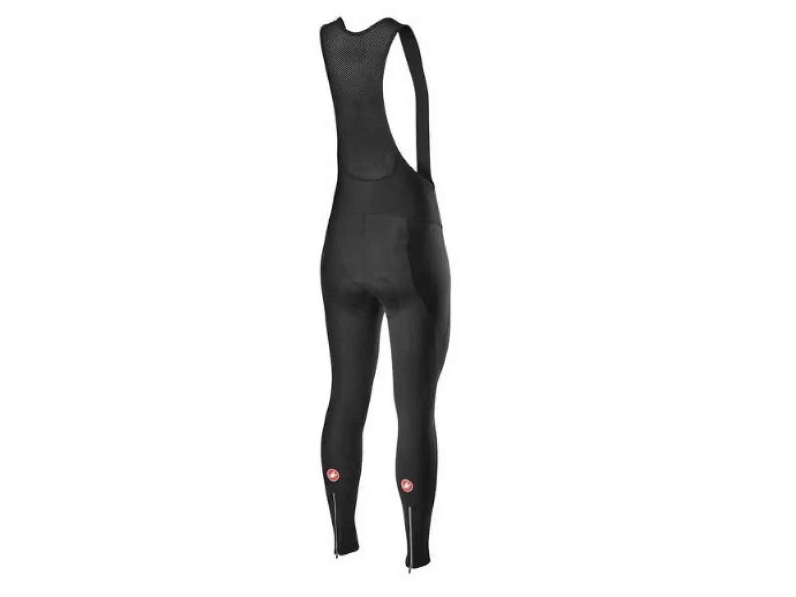 Castelli Entrata Wind Bibtight męskie spodnie z szelkami i wkładką black