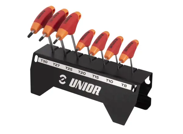 Unior zestaw kluczy Torx z uchwytem T T8-T30