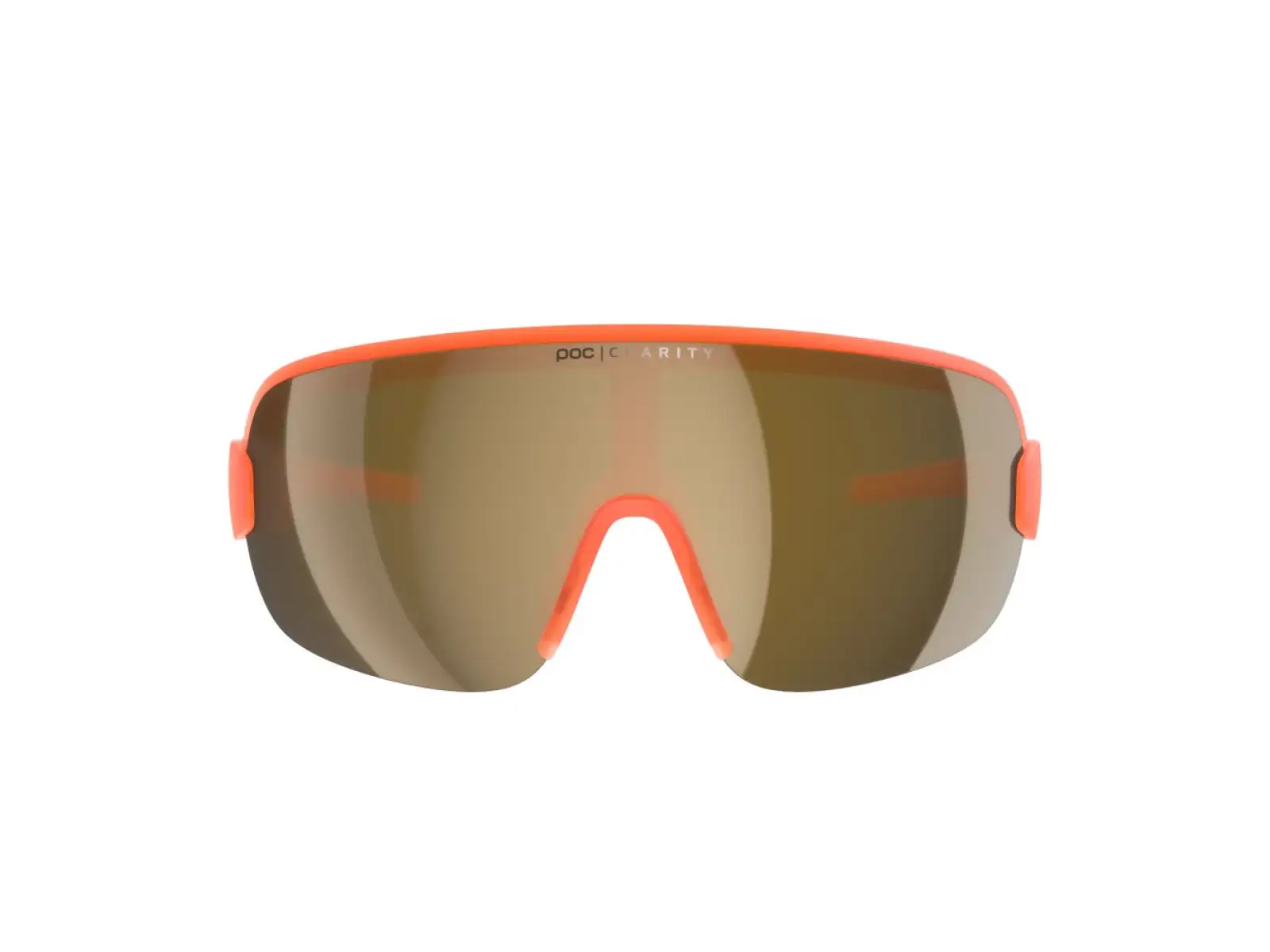 POC Aim okulary Fluorescent Orange Translucent/Violet Gold Mirror
