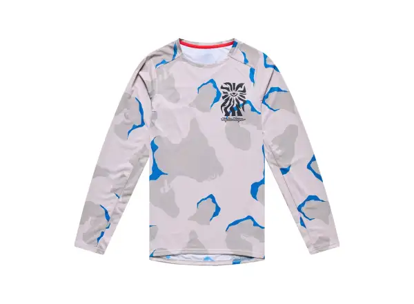 Troy Lee Designs Skyline Pro męska koszulka z długim rękawem Flow Camo Pumice