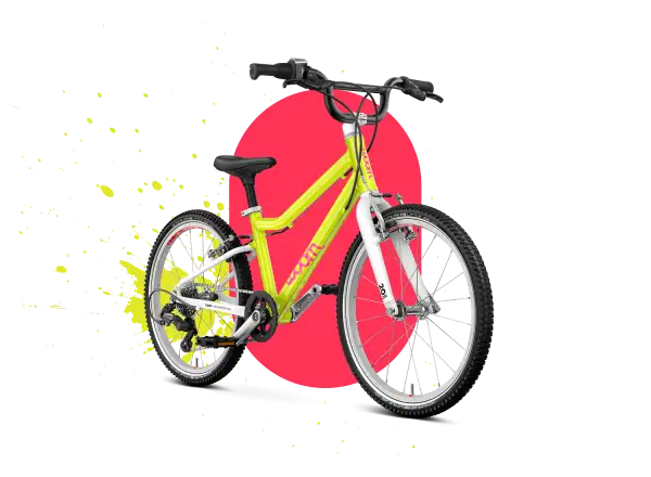 Woom GO 4 rower dziecięcy neon lime