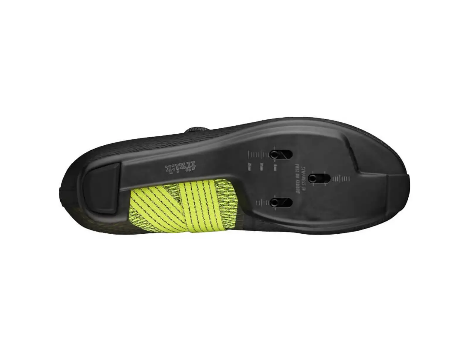 Fizik Vento Stabilita Carbon szosowe męskie buty Black/Yellow Fluo