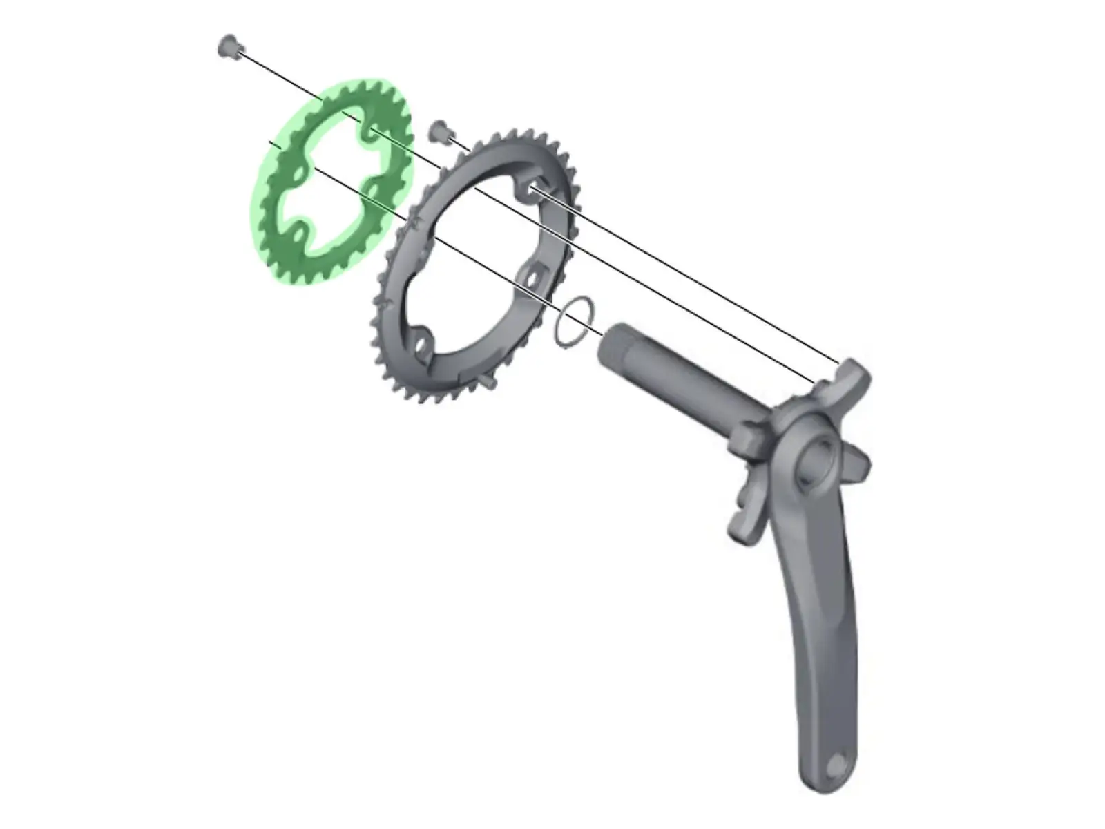Shimano XT FC-M8000-2 zębatka 26 zębów