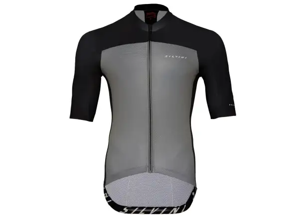 Silvini Stelvio męska koszulka z krótkim rękawem Black/Ruby