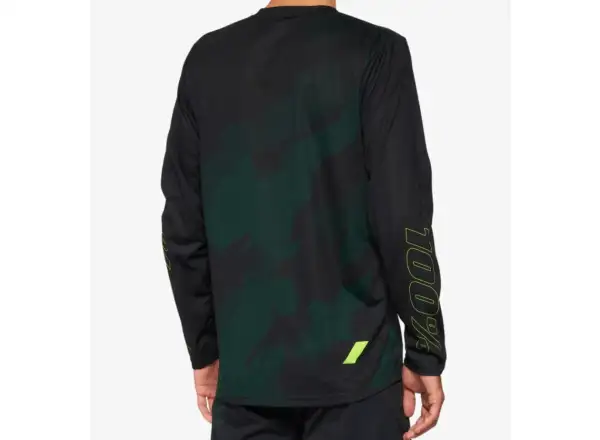 100% Airmatic LE męska koszulka z długim rękawem Black Camo
