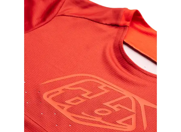 Troy Lee Designs Sprint Icon męska koszulka z długim rękawem Fire Orange