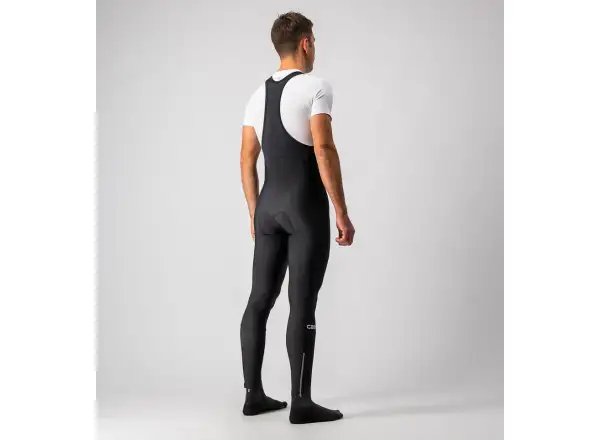 Castelli Entrata męskie spodnie z szelkami black