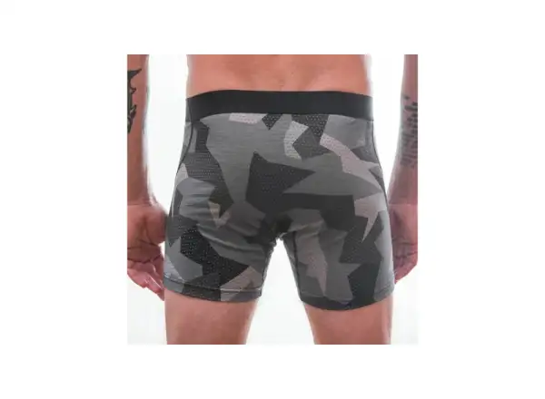 Sensor Merino Impress męskie termoaktywne bokserki czarna/Camo