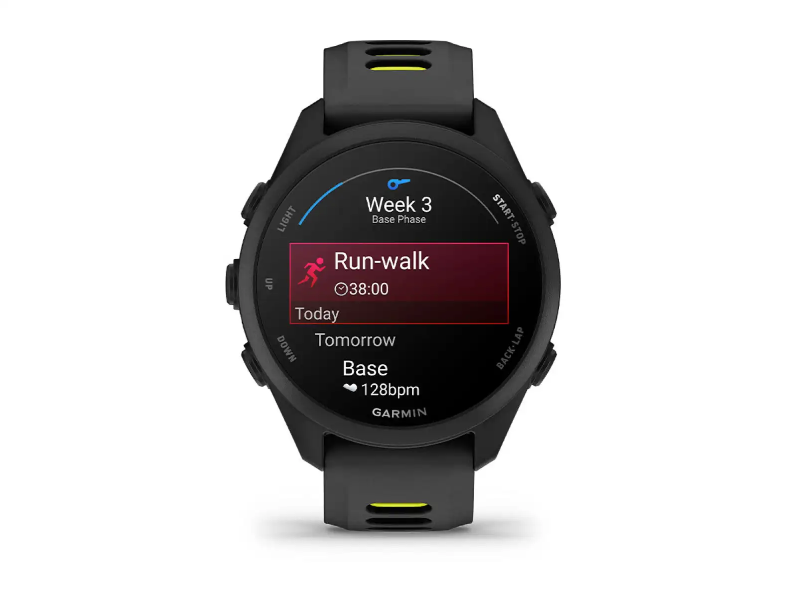 Garmin Forerunner 170 Black z paskiem Black/Amp Yellow
