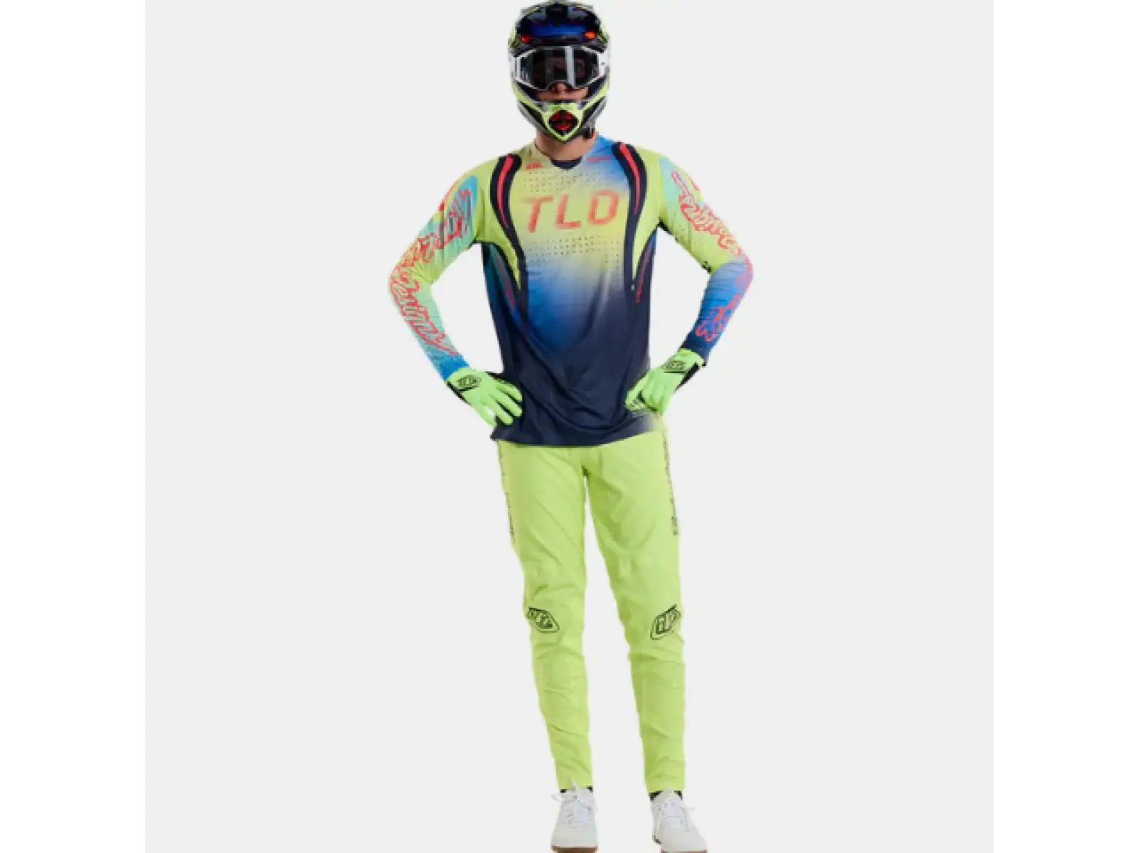 Troy Lee Designs Sprint Ultra Mono męskie spodnie Glo Yellow