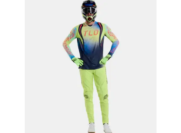 Troy Lee Designs Sprint Ultra Mono męskie spodnie Glo Yellow