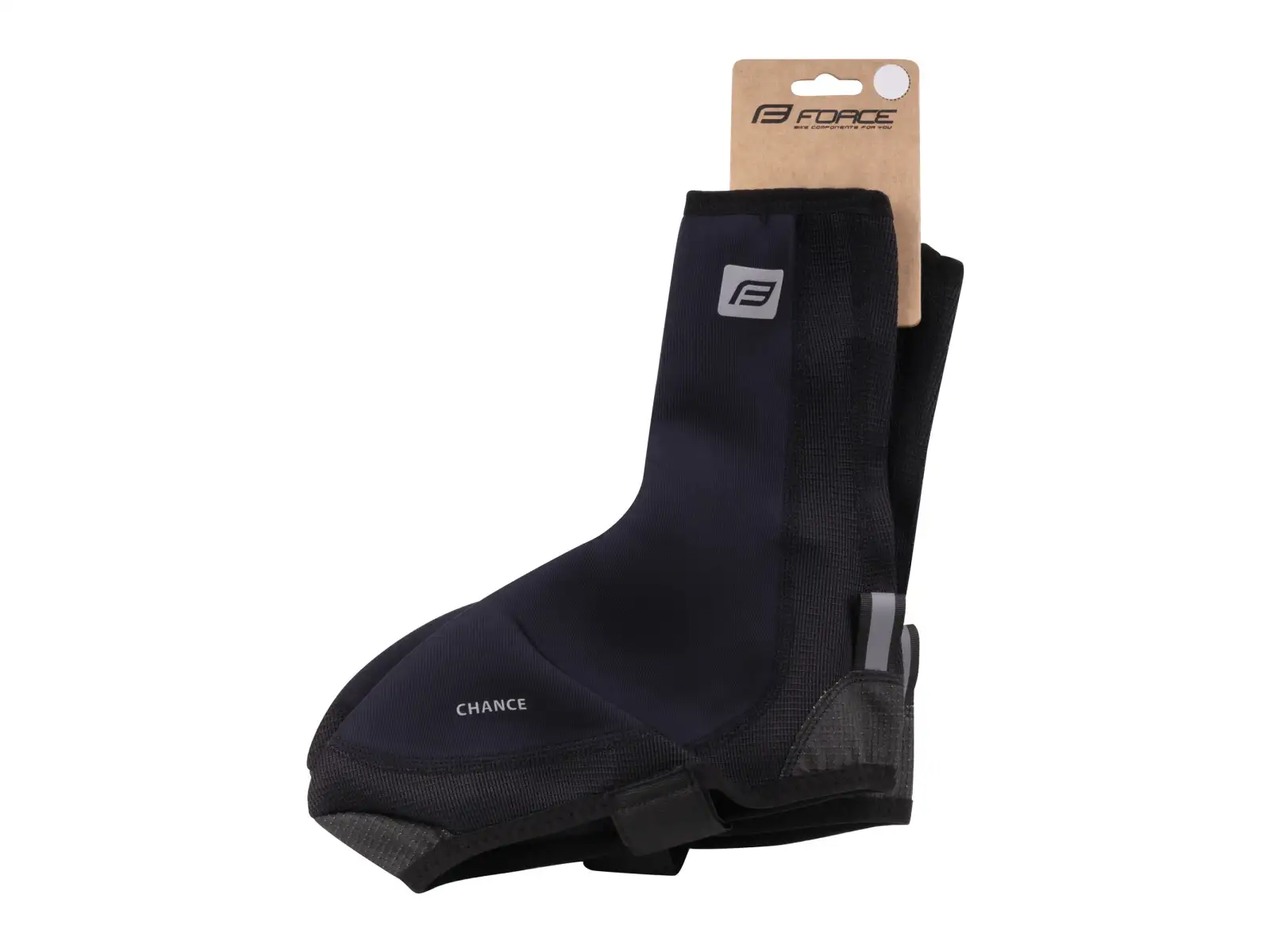 Force F Chance ochraniacze na buty bez zamka MTB czarne