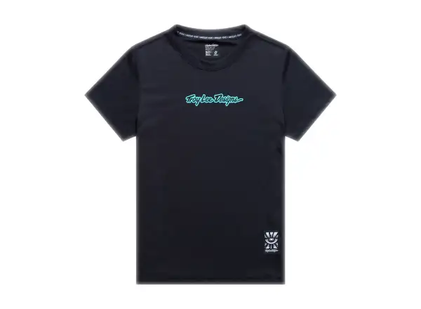 Troy Lee Designs Lilium Ride damska koszulka z krótkim rękawem Signature Black