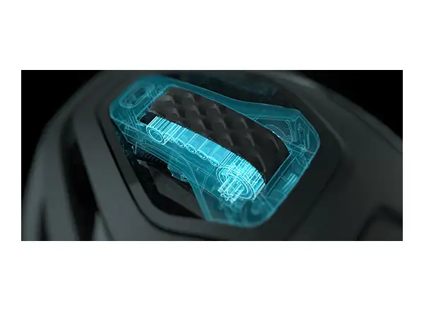 Lazer Vento KinetiCore kask czarna/srebrna