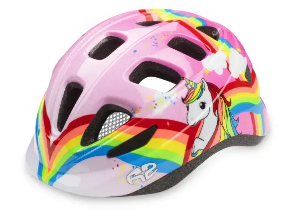 R2 Bunny dziecięcy kask rowerowy różowy/biały