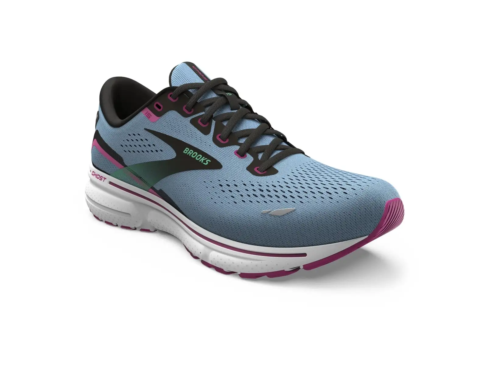 Brooks Ghost 15 women's running shoes blue
